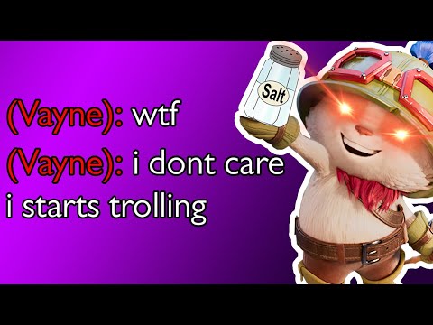 SHE WASN'T VERY HAPPY WITH THIS SEASON 11 TEEMO BUILD