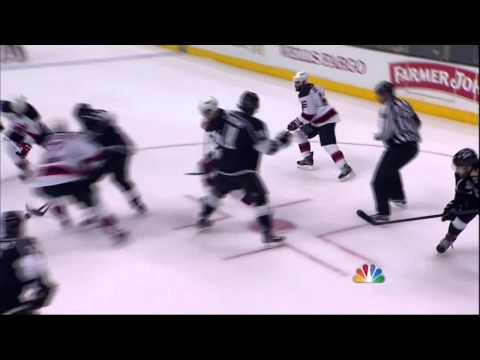 Adam Henrique goal. New Jersey Devils vs LA Kings Stanley Cup Game 6 6/11/12 NHL Hockey