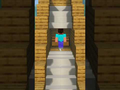 How to Make a Hidden Staircase Doorway in Minecraft