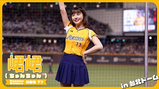 たっぷり、元気で可愛い峮峮 （ちゅんちゅん）チュンチュン  Passion Sisters 中信兄弟啦啦隊 読売ジャイアンツ 台日交流賽  臺北大巨蛋　2024/03/02【台湾チアTV】