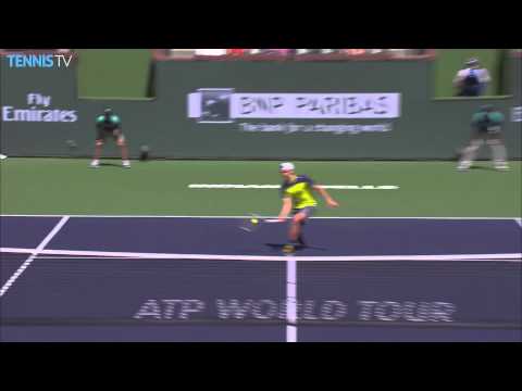 Dolgopolov Hot Shot: 2015 - ATP Indian Wells