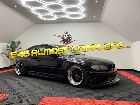 OUR E46 IS ALMOST COMPLETE?! | Pandem kit install + unboxing!