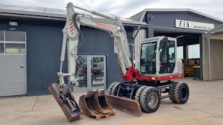 TAKEUCHI TB175W wheel excavator for sale image 4 TAKEUCHI TB175W wheel excavator image 4