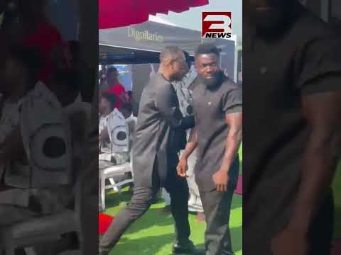 Abeiku Aggrey Arrives For Funeral of Ebo Taylor