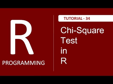 How to Apply Chi Square Test in R Programming Tutorial 34