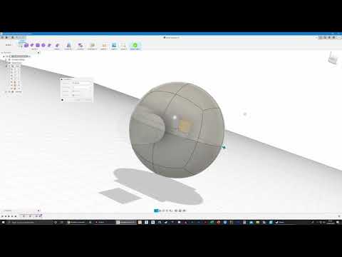 Create a form / Quadball Tuto Fusion 360