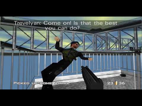 GoldenEye 007 N64 Walkthrough - Cradle - 00 Agent