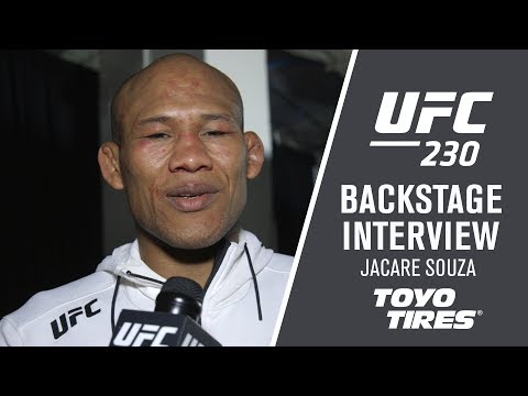 Jacare Souza Knocks Out Chris Weidman Admist Stoppage Controversy At UFC 230 | Full Fight Video Highlights