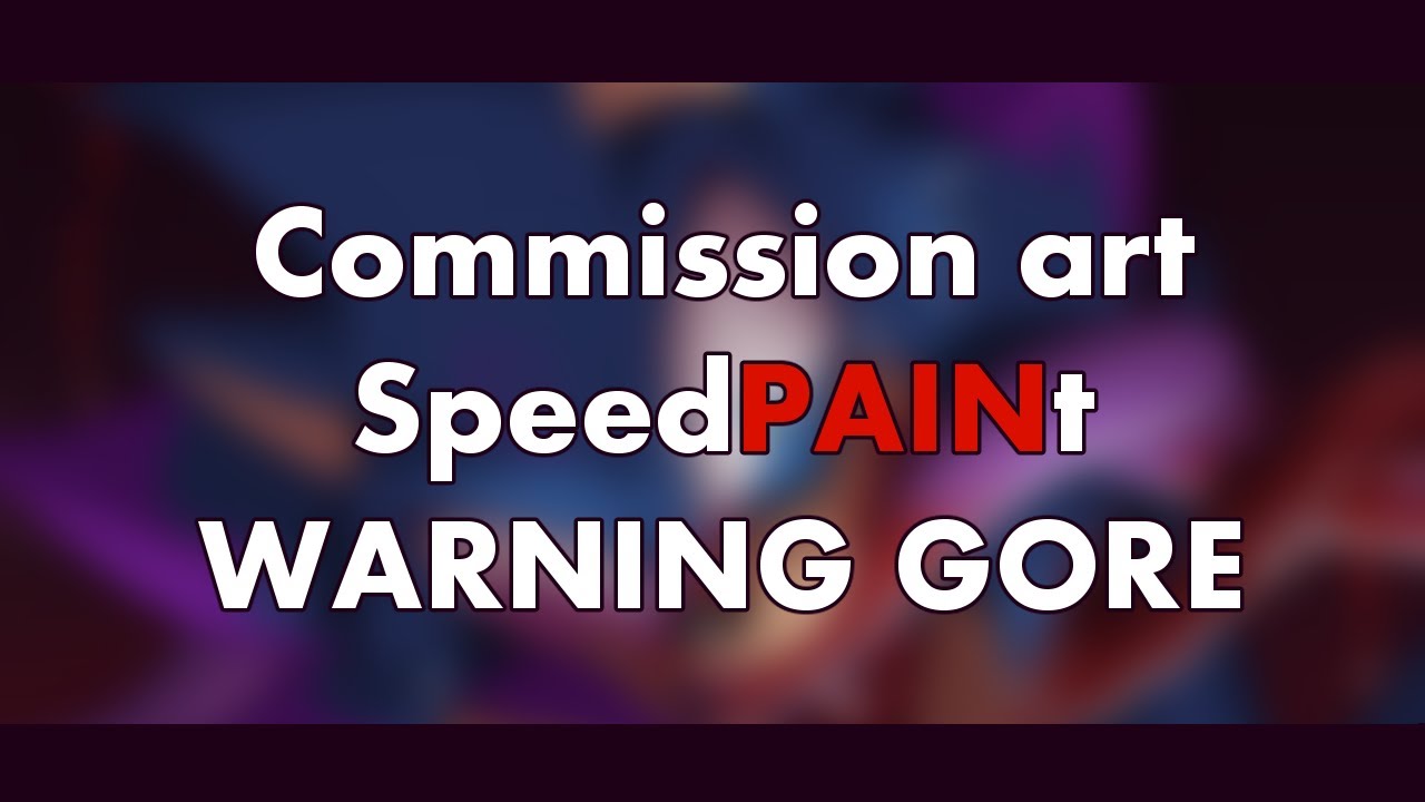 Maniac the hedgehog [SpeedPAINt] Commission art WARNING GORE