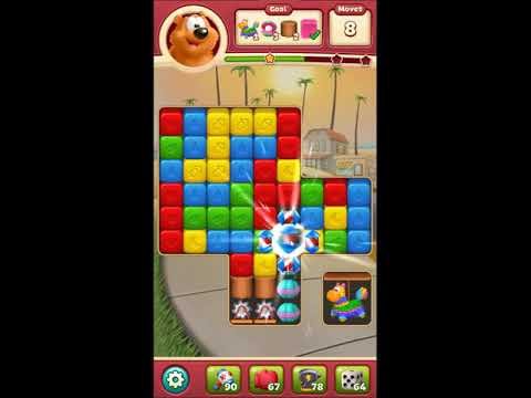 Toon Blast Level 3222 - NO BOOSTERS 🐻🐺🐱 | SKILLGAMING ✔️