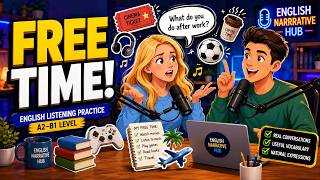 How to Talk About Your Free Time in English | English Listening Practice (A2–B1)