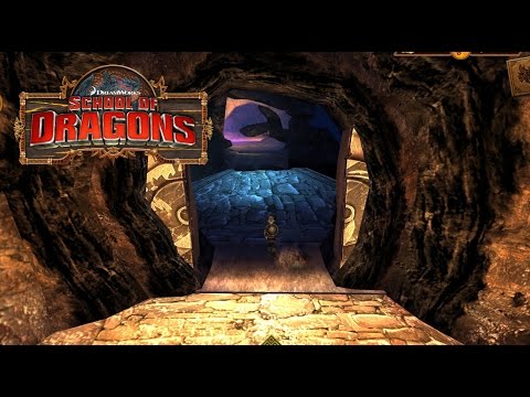 School of Dragons z Tito- Icestorm Island - komnata ze złotem i diamentową zbroją