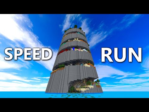 Parkour Spiral Speedrun in 7:08 (World Record)