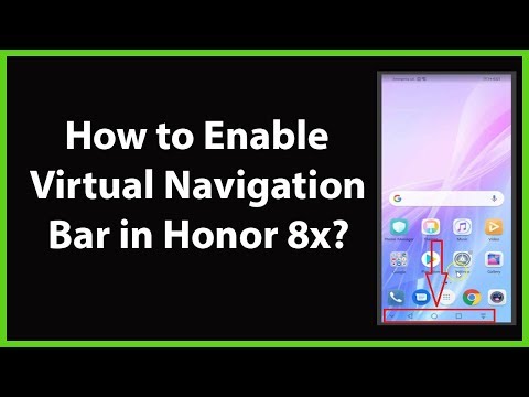 How to Enable Virtual Navigation Bar in Honor 8x?