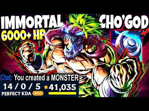 Meet the NEW MIDSEASON IMMORTAL CHO'GATH Build ~ 6000+HP & 1v9 CARRY 🔥 LoL Top Cho'Gath s13 Gameplay