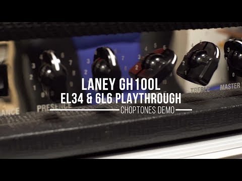 Laney GH100L Single-Channel 100-Watt Tube Guitar Amp Head - Black image 7