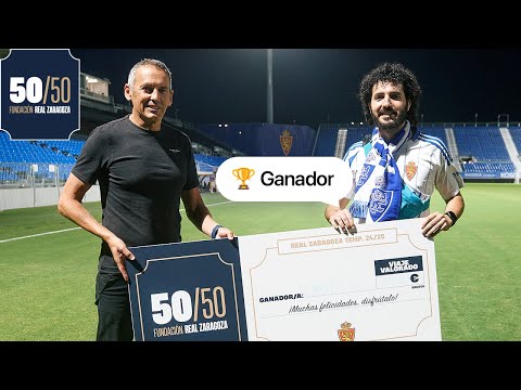 Así fue el 50/50 Fundación Real Zaragoza en el partido contra el Real Valladolid
