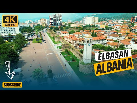 ELBASAN - ALBANIA | VIDEO BY DRONE | 4K | 60 FPS