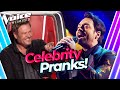 Celebrities pull unexpected Blind Audition PRANKS on The Voice coaches!