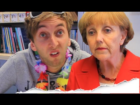 Sandra trifft Frau Merkel