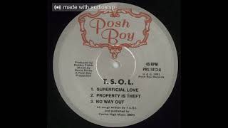 Superficial Love - T.S.O.L