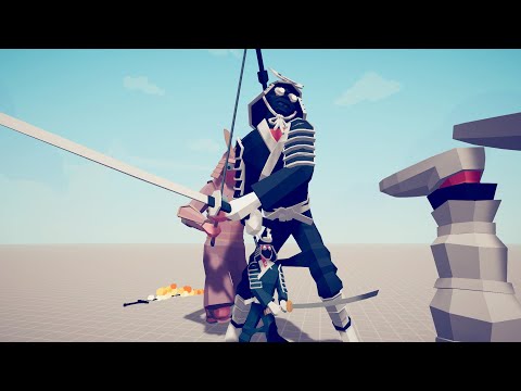 TABS | Mega Shogun Vs King, Fire King, Ice King, Wind King, & Stone King!! | Mega Shogun Battles All