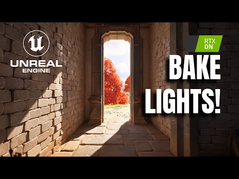 Fast Way To Bake Lights in Unreal Engine 5