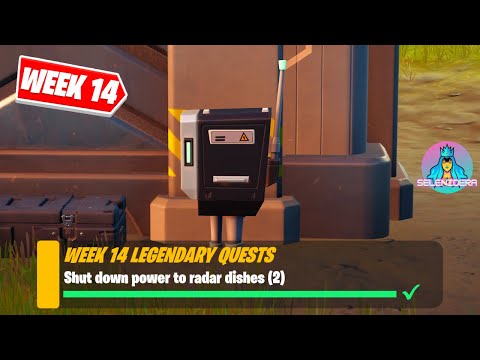 Shut down Power to Radar Dishes (2) | Fortnite Week 14 Legendary Quests