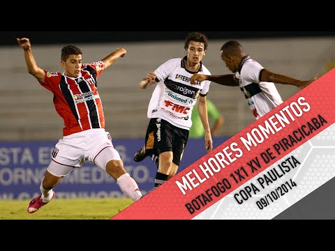 MELHORES MOMENTOS - Botafogo 1x1 XV de Piracicaba - Copa Paulista - 09.10.14
