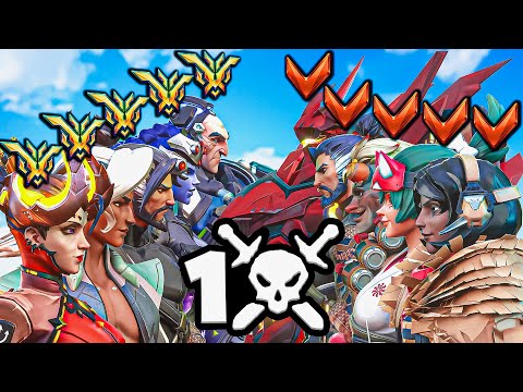 Bronze VS Grandmaster, But GMs Have 1 LIFE (Overwatch 2)