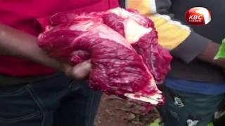 Drama in Chogoria as residents feast on elephant meat