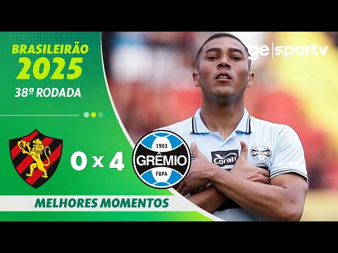 Gols e lances de Sport x Grêmio