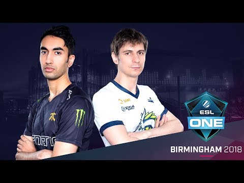 Dota 2 - Fnatic vs. Team Spirit - Game 1 - Group A Decider Match - ESL One Birmingham 2018 Day 2