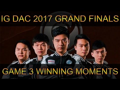 IG Grand Finals Winning Moments vs OG Game 3 DAC Highlights 1080p HD