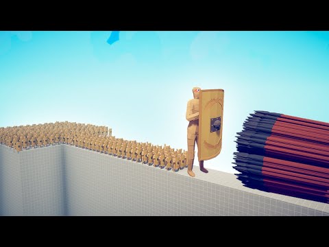 CAN 100x MUMMY SHIELD CROSS THE BRIDGE? - TABS | Totally Accurate Battle Simulator 2022