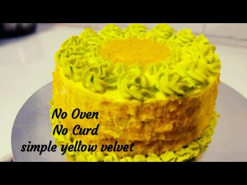 yellow velvet|yellow cake|Sponge cake|Ezza's world