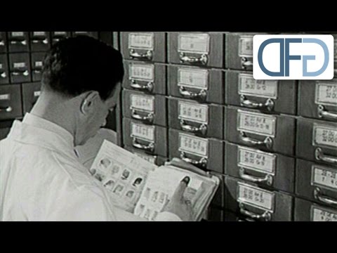 Das Bundeskriminalamt in den 50er Jahren (TV-Bericht aus 1957)