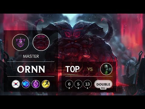 Ornn Top vs Urgot - KR Master Patch 9.6