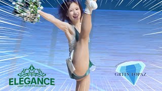 《アジアリーグアイスホッケー×Bリーグ　 チアリーダー》横浜GRITS  TOPAZ    横浜エクセレンス　Elegance 　2023 cheerleader  スローモーション《BraveTV》