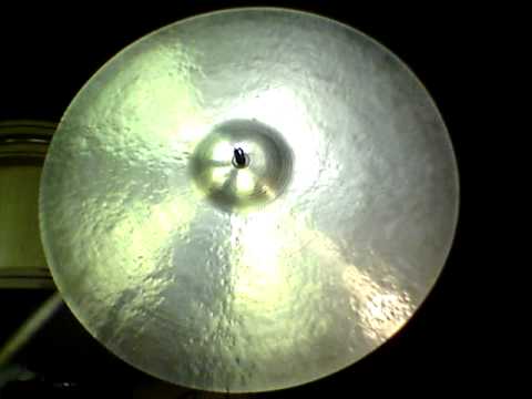 22" Kontroversial Top Ride, 2046g - Handcrafted cymbals by Craig Lauritsen. .MOV