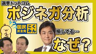 ネガが突き抜けた！？国民民主党のポジネガ分析が衝撃