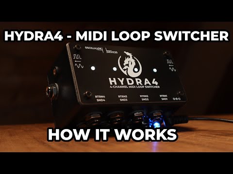 HYDRA4 - MIDI Loop Switcher - Hands On