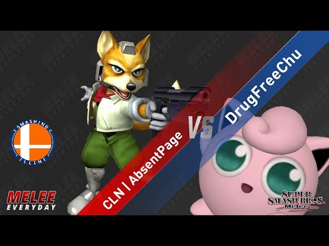 Show Me Your Moves 19 - CLN | AbsentPage (Fox) vs. DrugFreeChu (Jigglypuff, YL) - SSBM - Pools