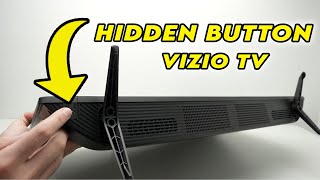 Where is the Power Button Located on a Vizio TV