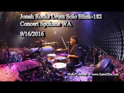 Jonah Rocks Drum Solo Blink-182 Spokane WA 09/16/2016, Age 11