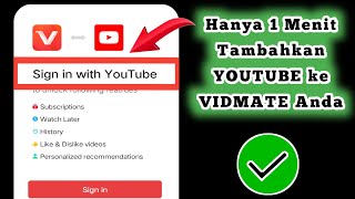 Download lagu Cara Menambahkan YouTube ke Vidmate 2025 | Memperbaiki YouTube Tidak Muncul di Aplikasi Vidmate mp3