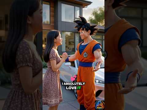 Goku Won $400 Million to Buy His Sister's Dream Car! ❤️🥹 | Goku Story #shorts