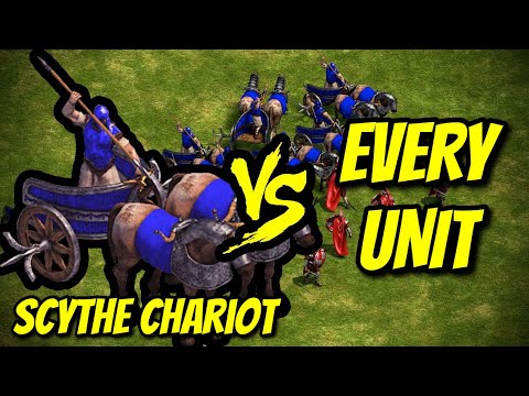 SCYTHE CHARIOT vs EVERY UNIT | Age of Empires: Definitive Edition