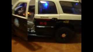 preview picture of video '1/18 Florida Highway Patrol FHP K9 SUV Diecast Lights SIREN'