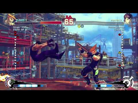 frostmaelstrom [Fei] vs Ginger1998 [Adon] SSF4 Japanese Online Ranked Matches - TRUE-HD